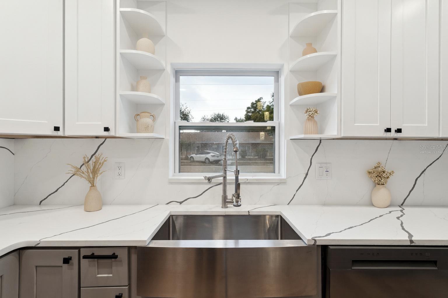 Kitchen Counter Virtually Staged