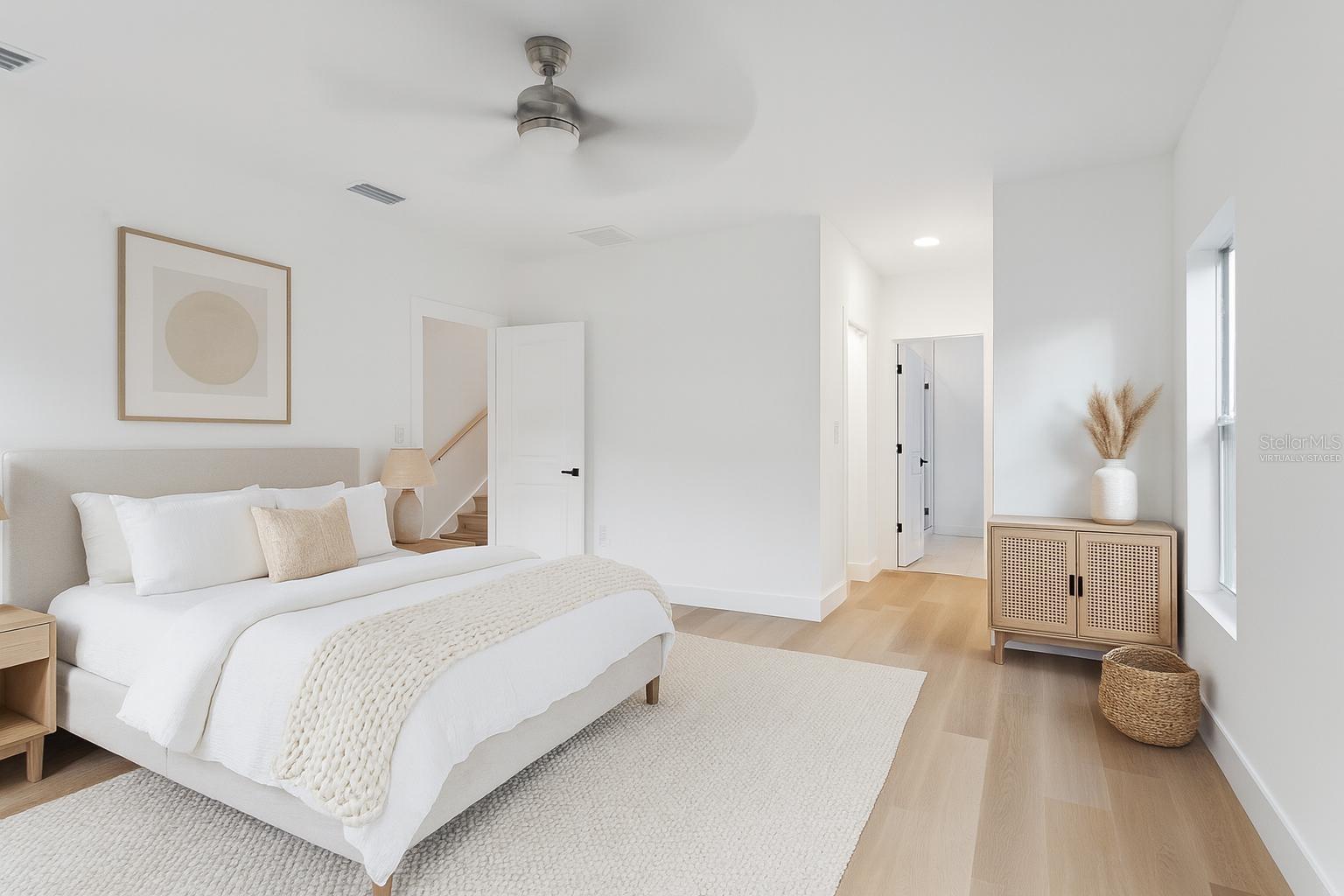 Master Bedroon Virtually Staged