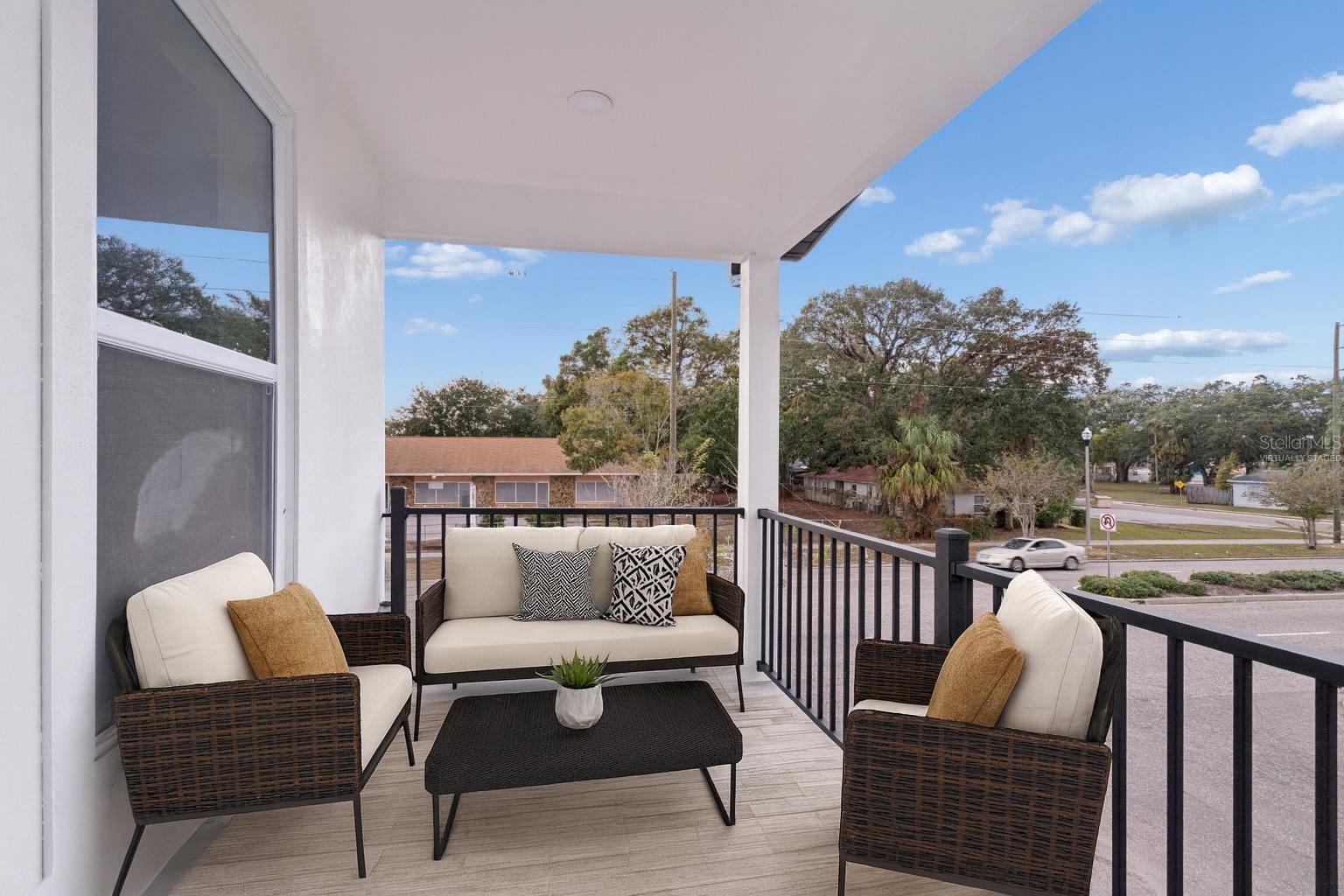 Balcony Virtually Staged