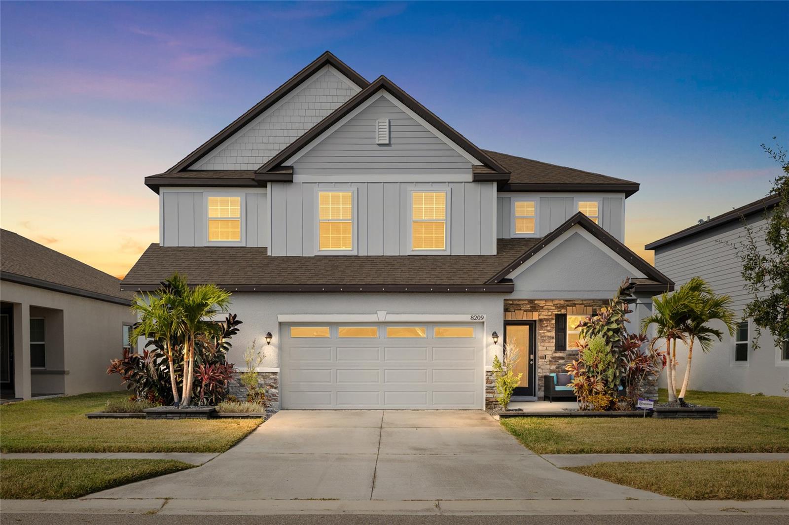 Front Elevation - Twilight