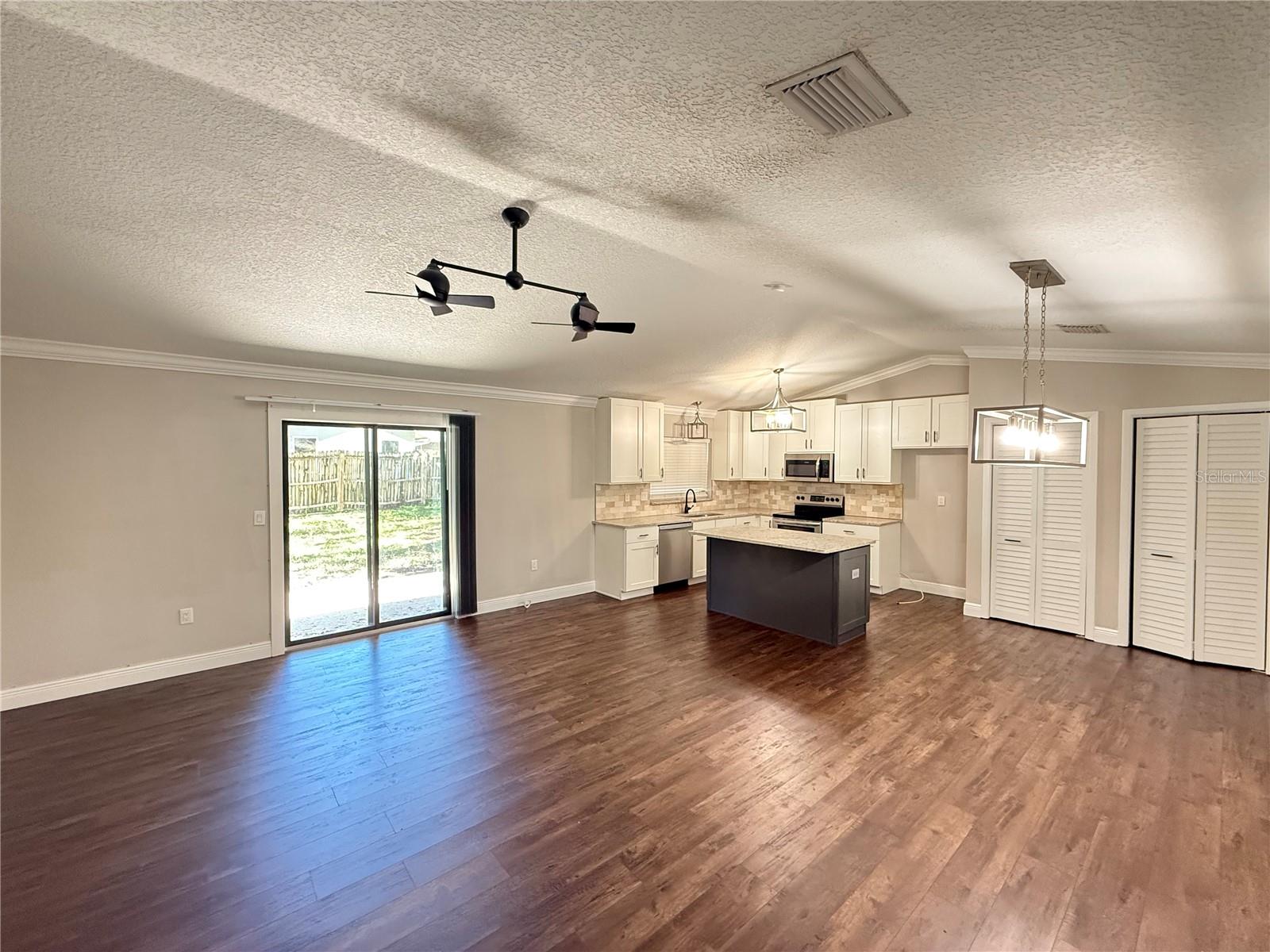 Large Great Room connected to Kitchen