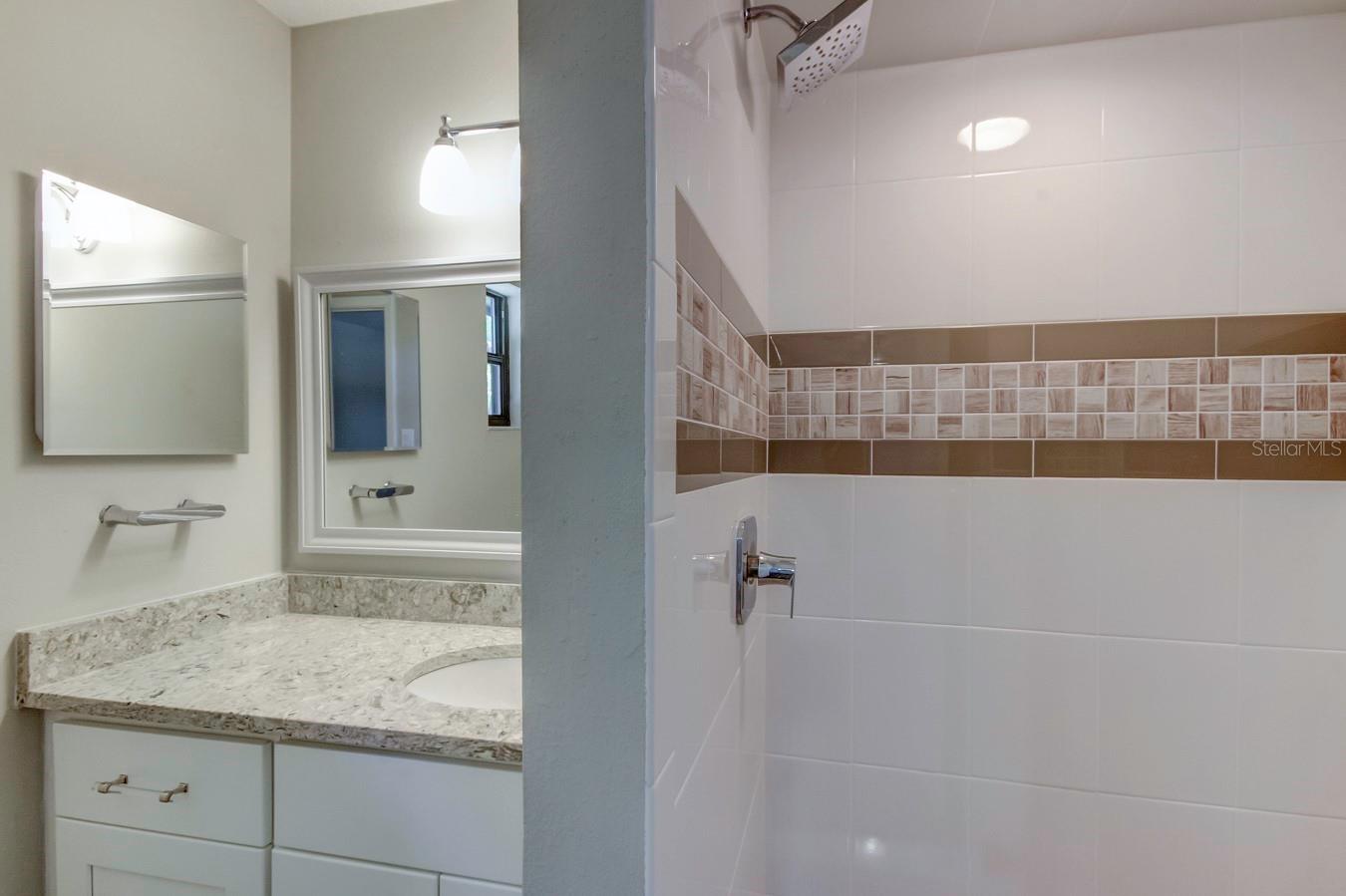 Master bathroom with shower