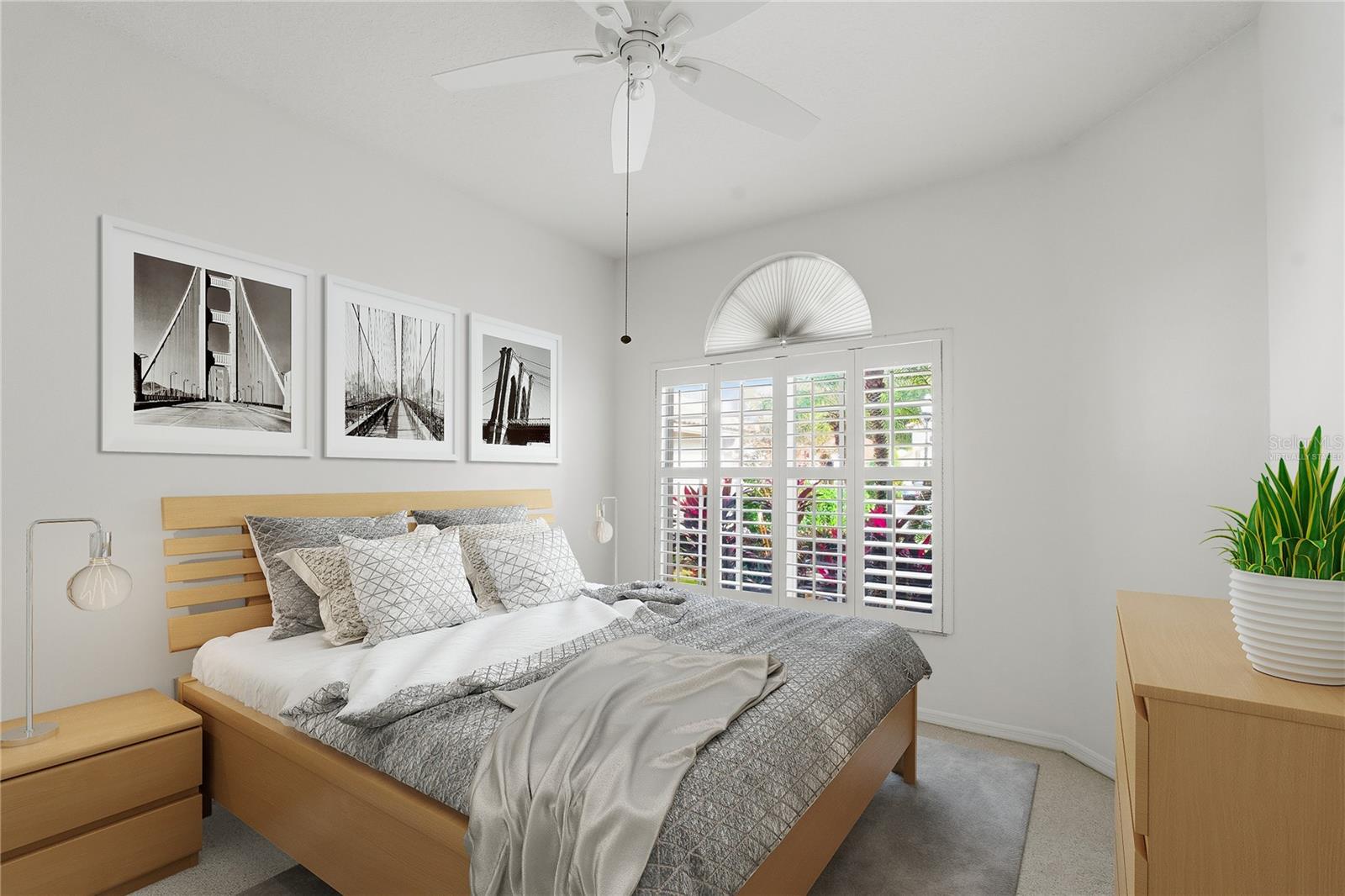 Virtually Staged Bedroom 1