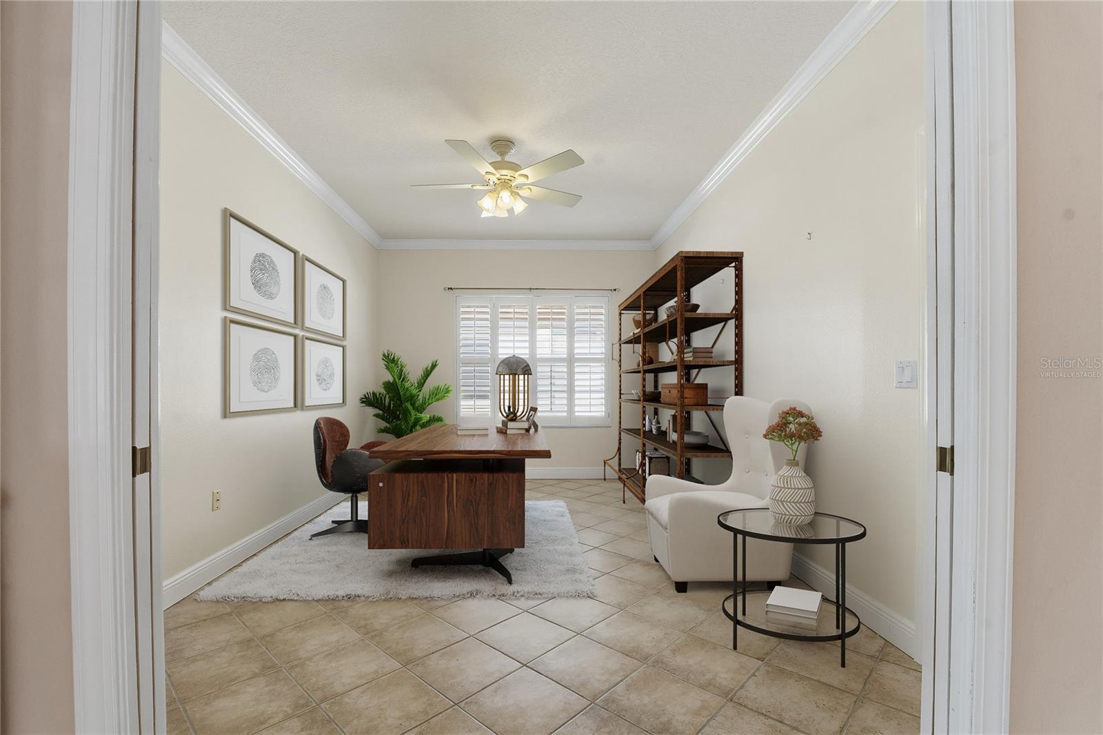 Virtually Staged  Bedroom 2 / Den