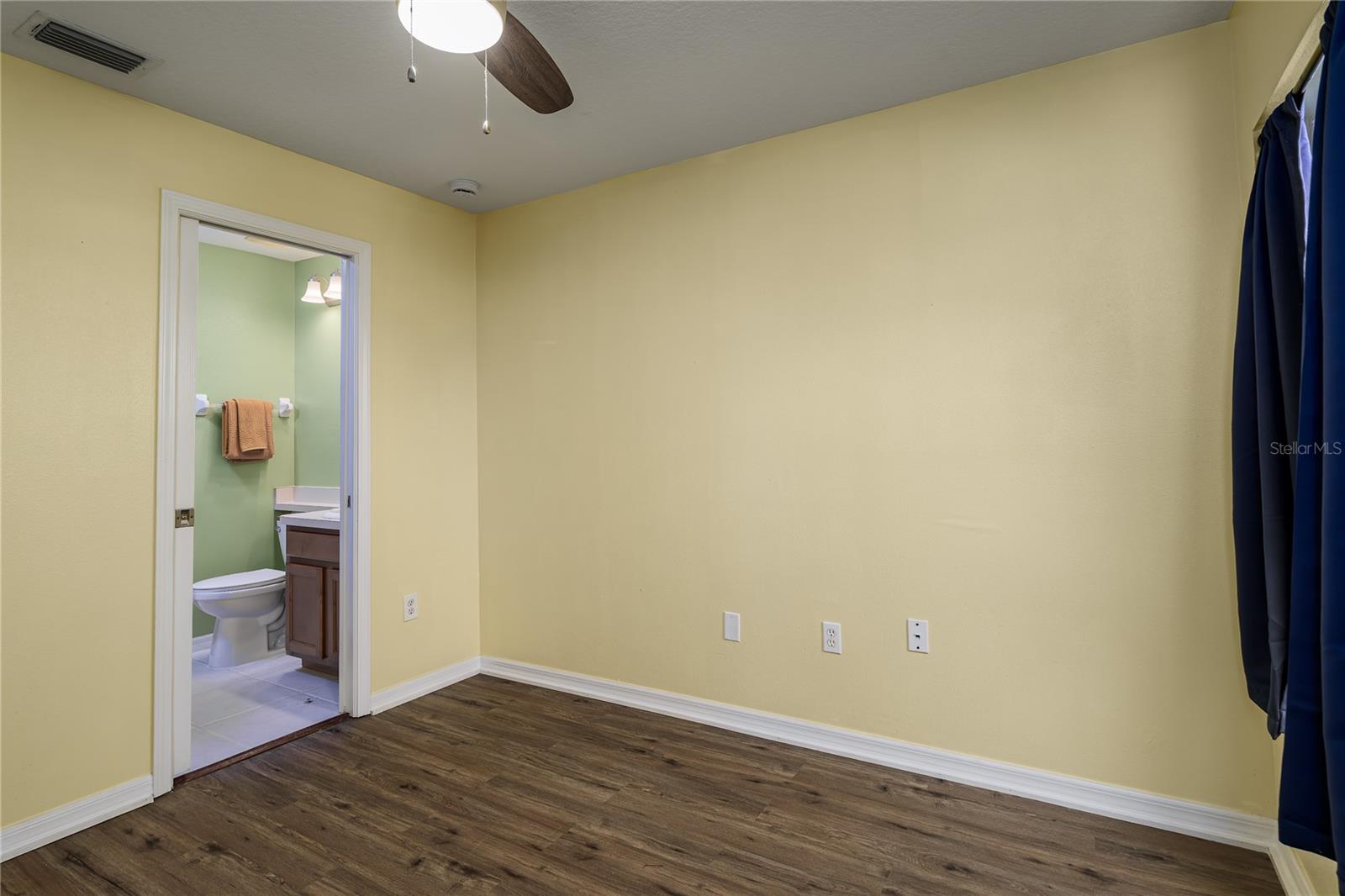 Bedroom 2 connected to Jack and Jill Bathroom
