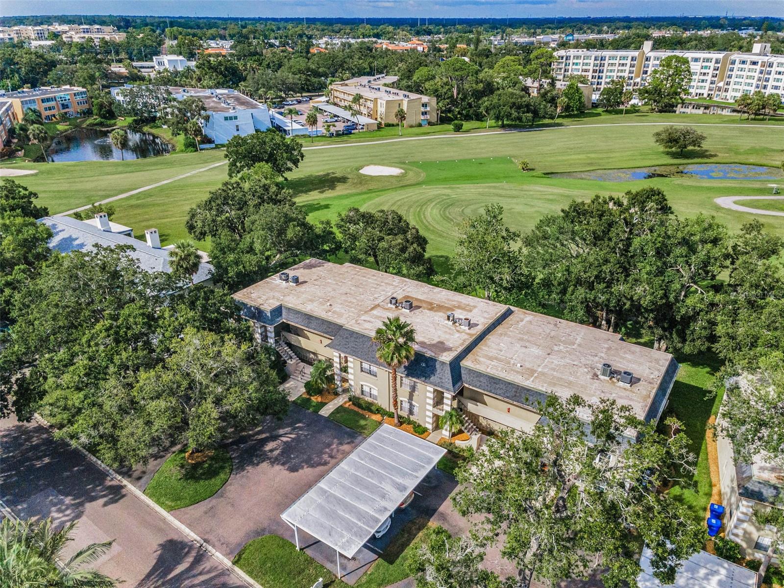 Aerial View of Condo Building