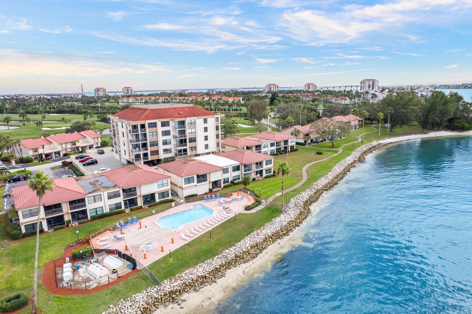Aerial view of Casa Del Mar V