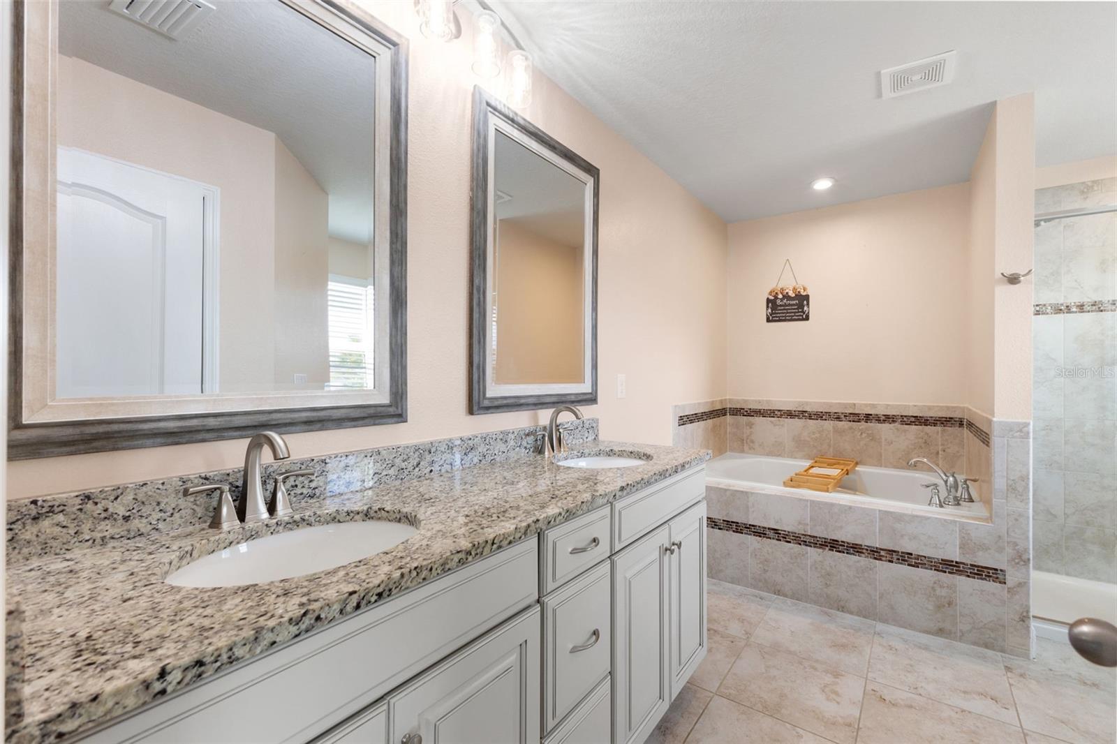 Owner's en-suite with dual sinks