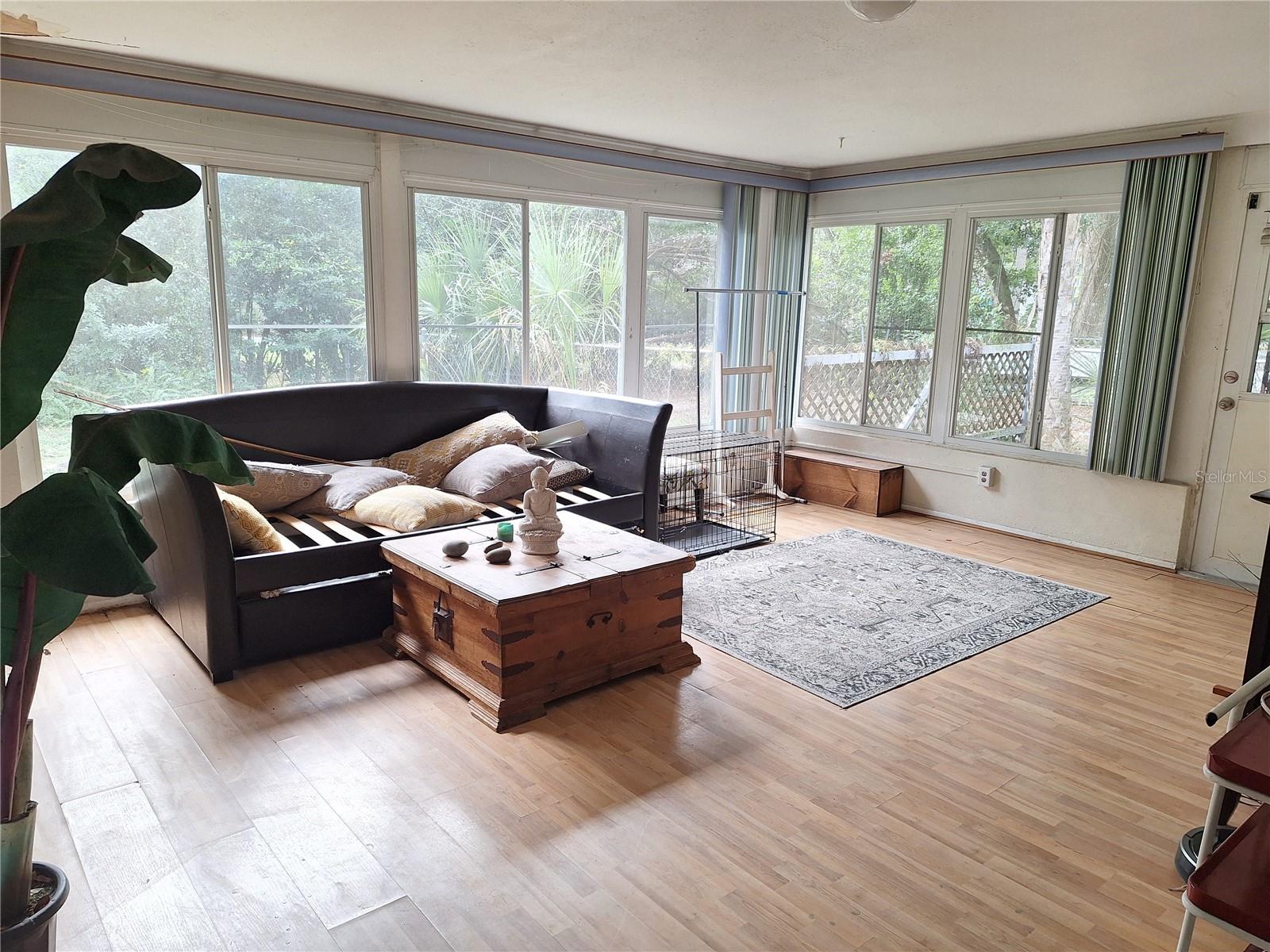 Lovely Glassed Family Room