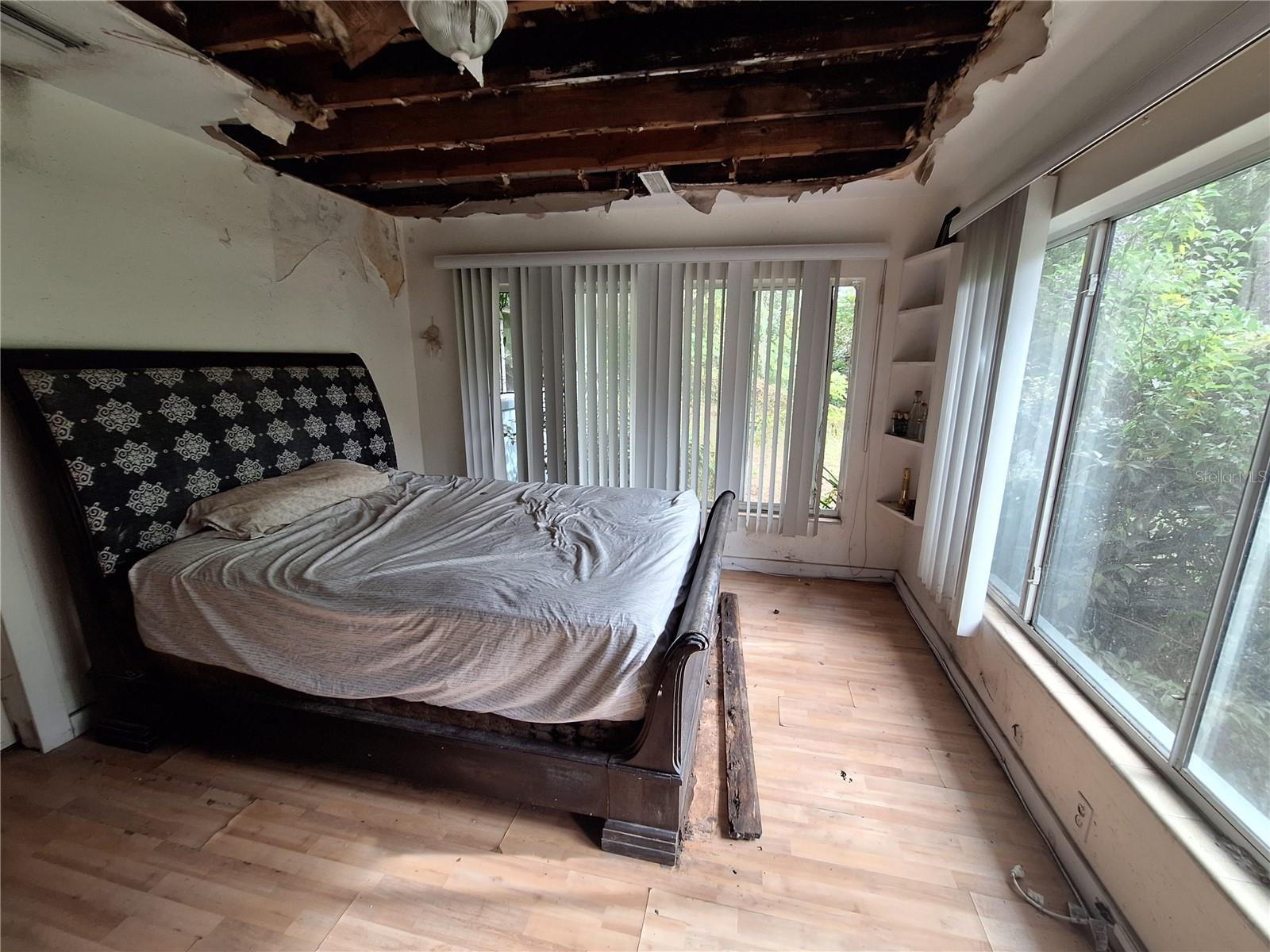 Bedroom 3 is surrounded by great windows