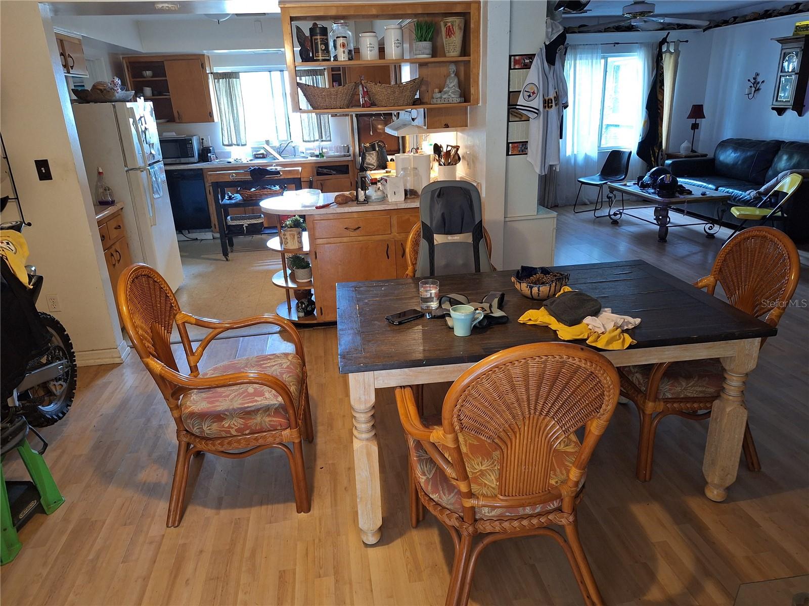 Living, Dining and Kitchen