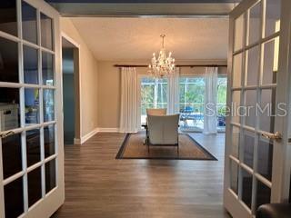 Den looking into Dining Room