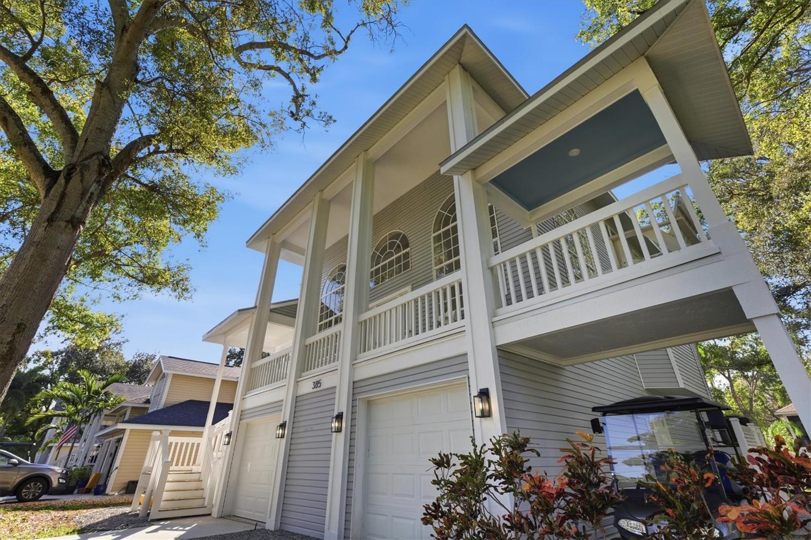 Inviting front porch
