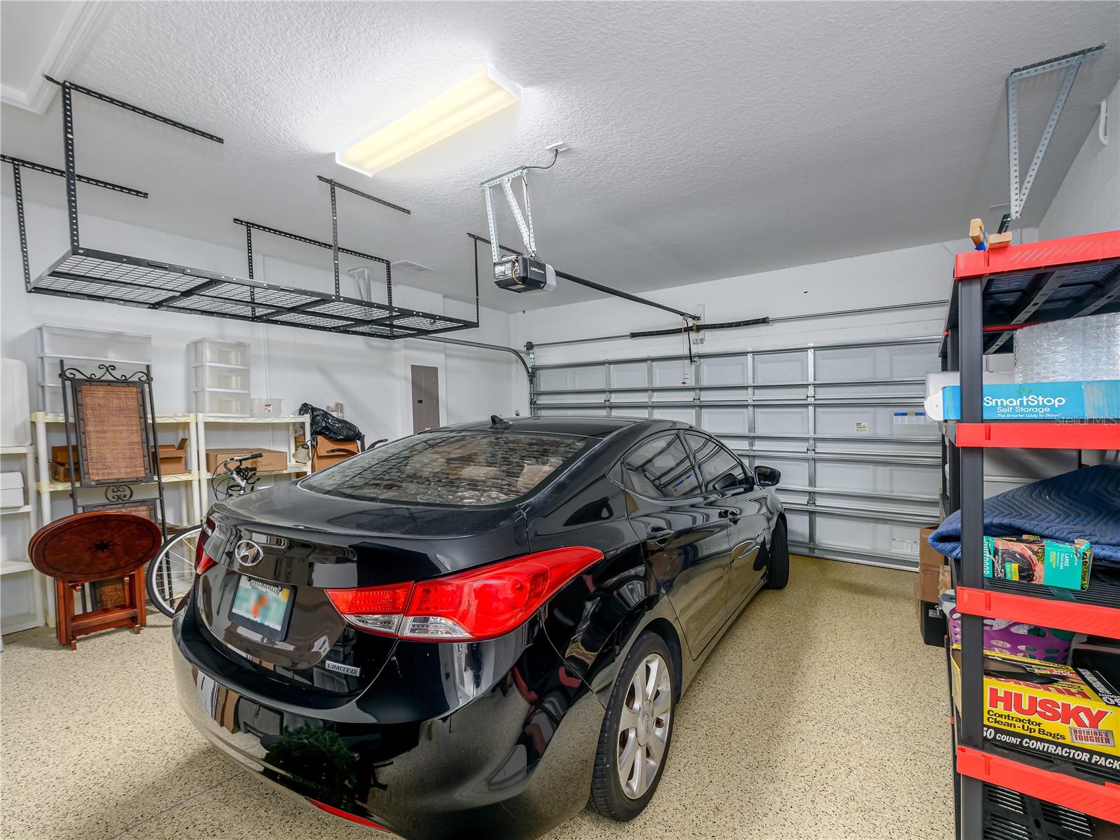 Garage with plenty of stoage