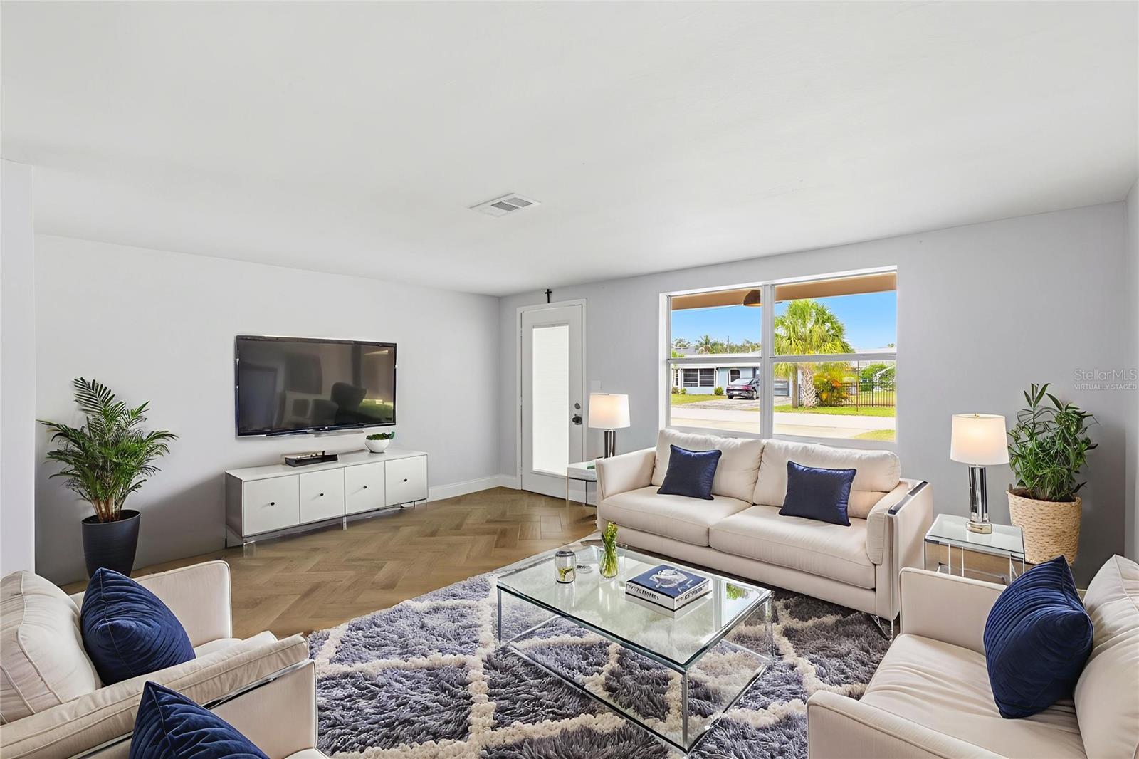 Virtually Staged-Living Room