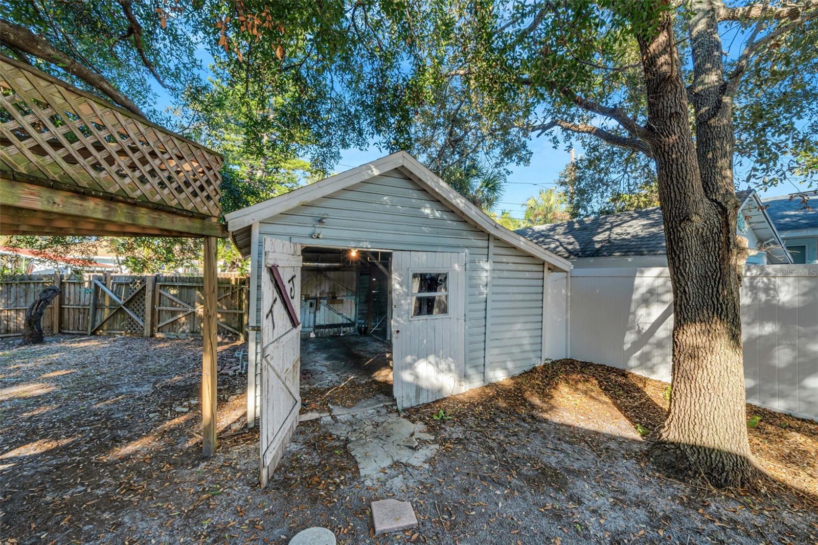 Large Back Yard, Detached Garage or Work Shed, Room for an RV or Boat, Alley Access