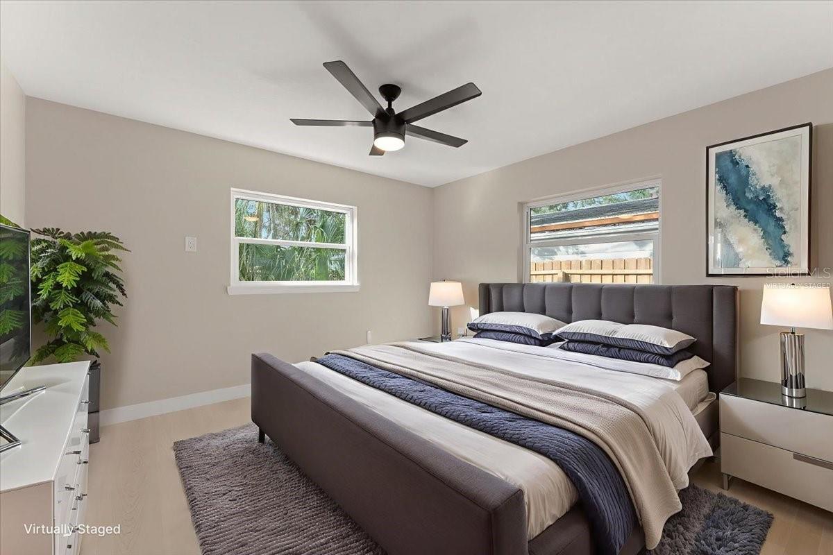 2nd Bedroom- virtually staged