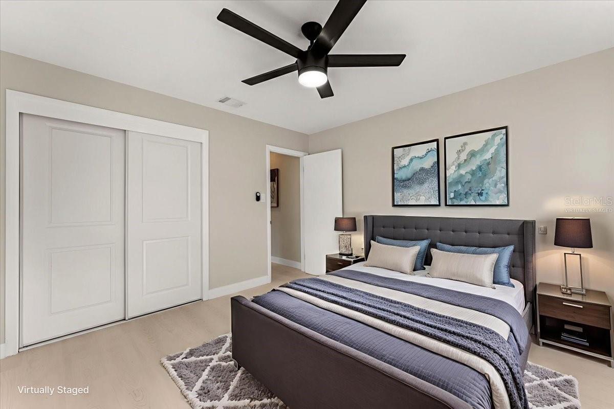 2nd Bedroom- virtually staged