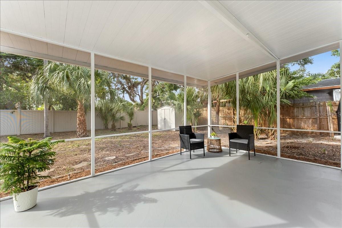 Screened porch