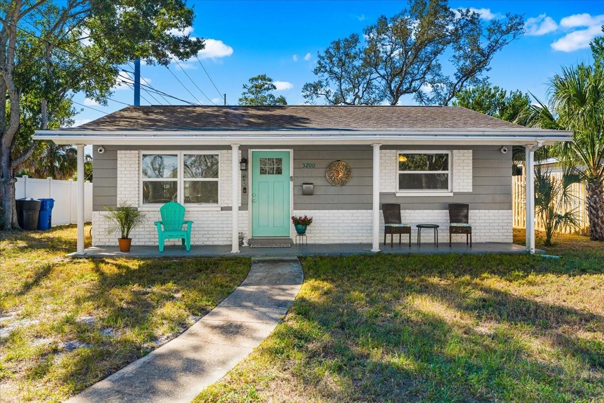 Enjoy your front covered patio
