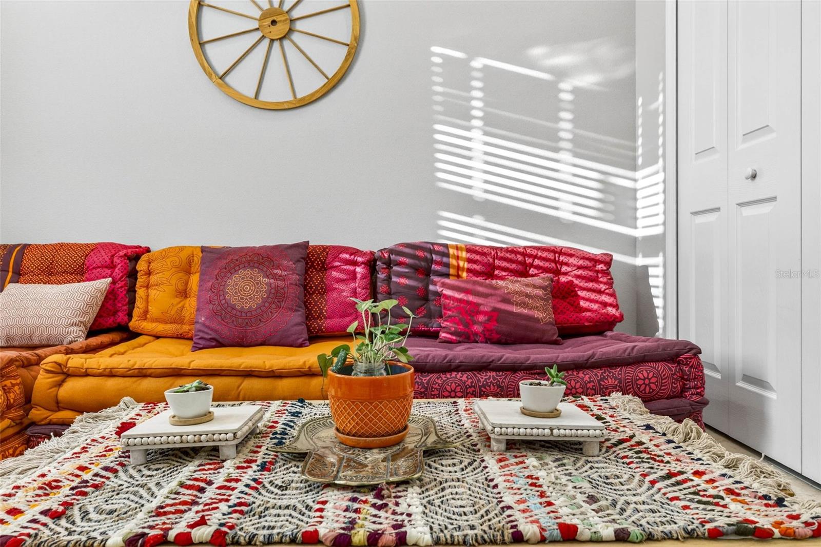 Bedroom 2 currently used as a meditation room!