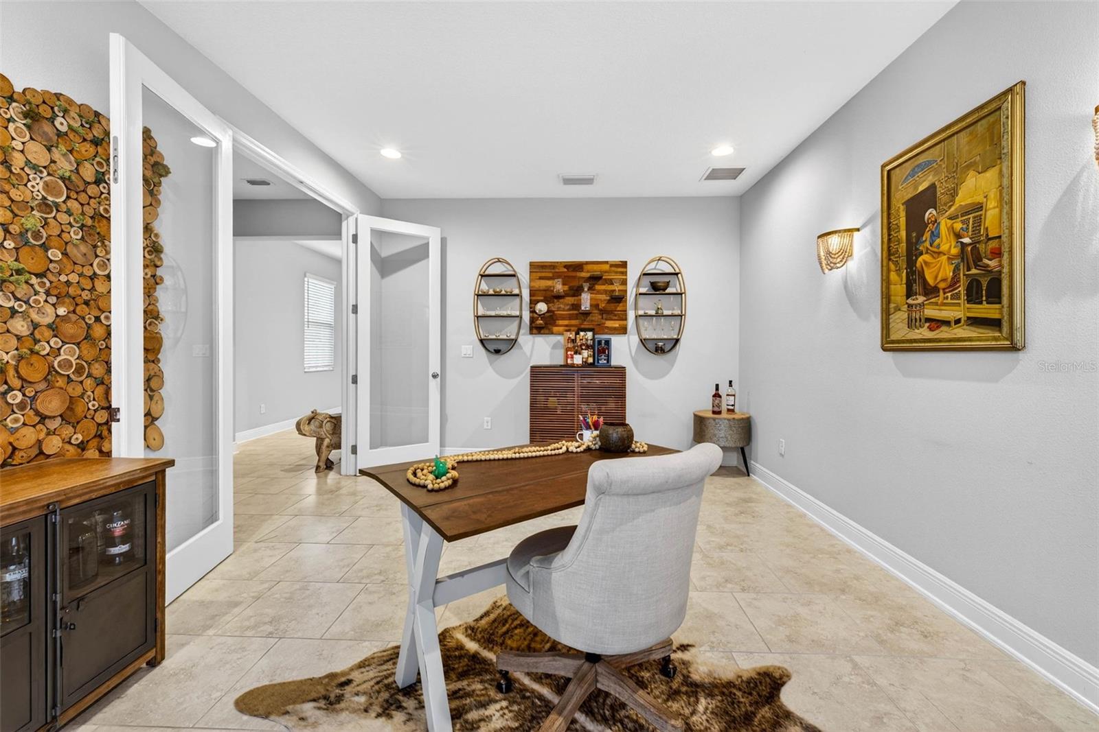 Office has huge flex space for work, play, you get to choose.