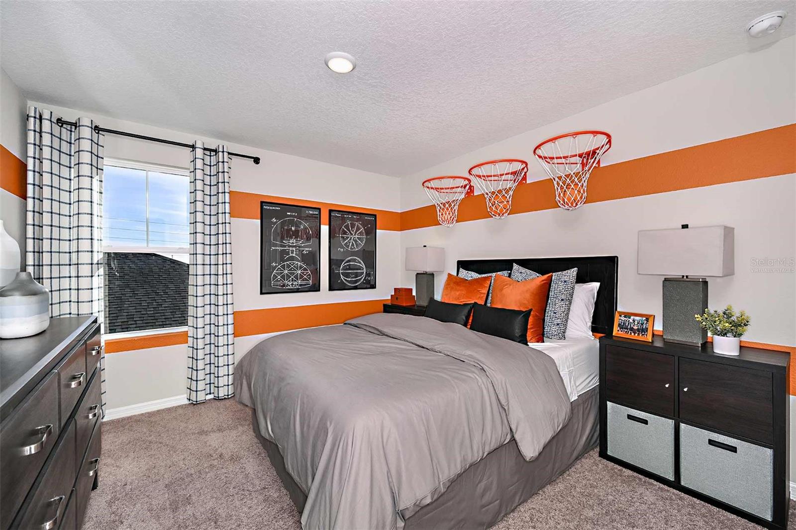 virtually staged/model home