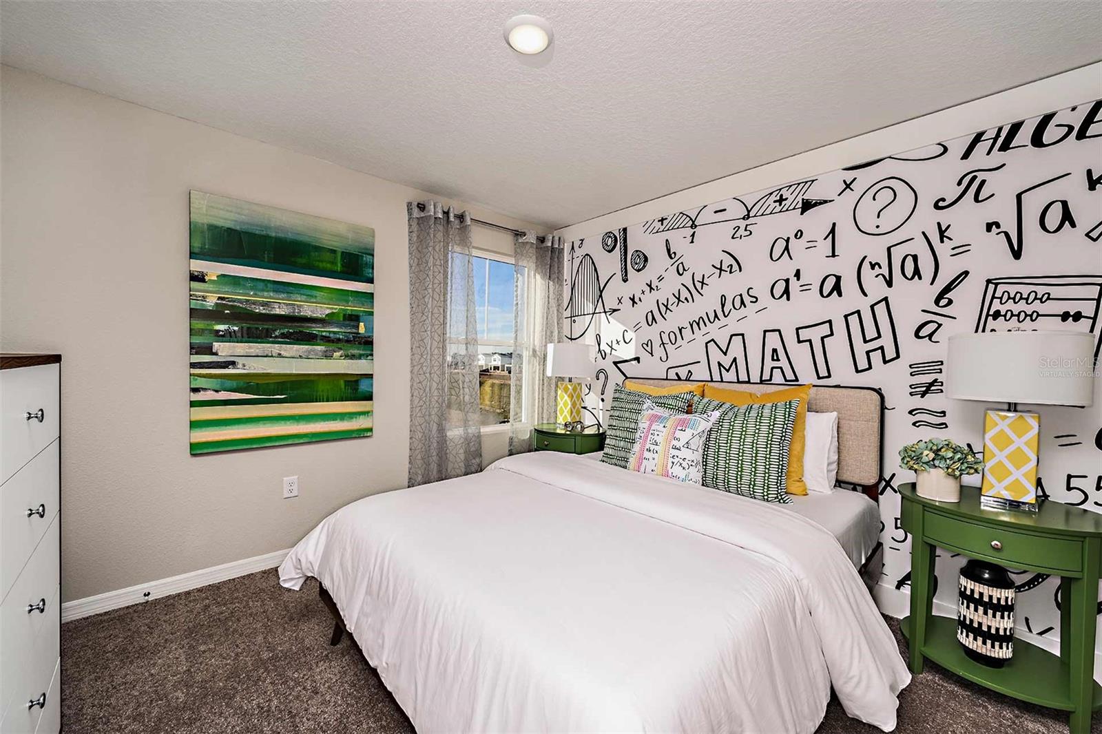 virtually staged/model home