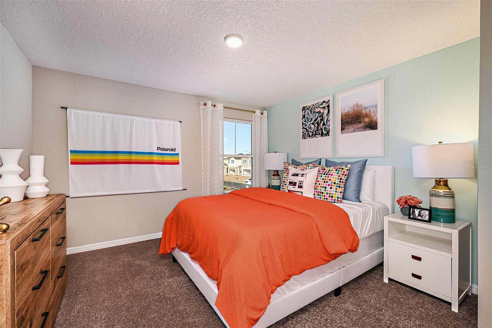 virtually staged/model home