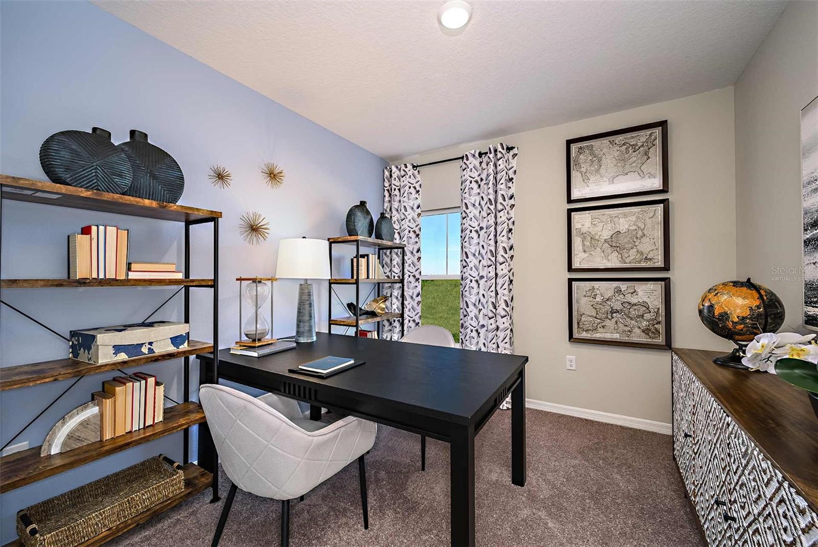 virtually staged/model home