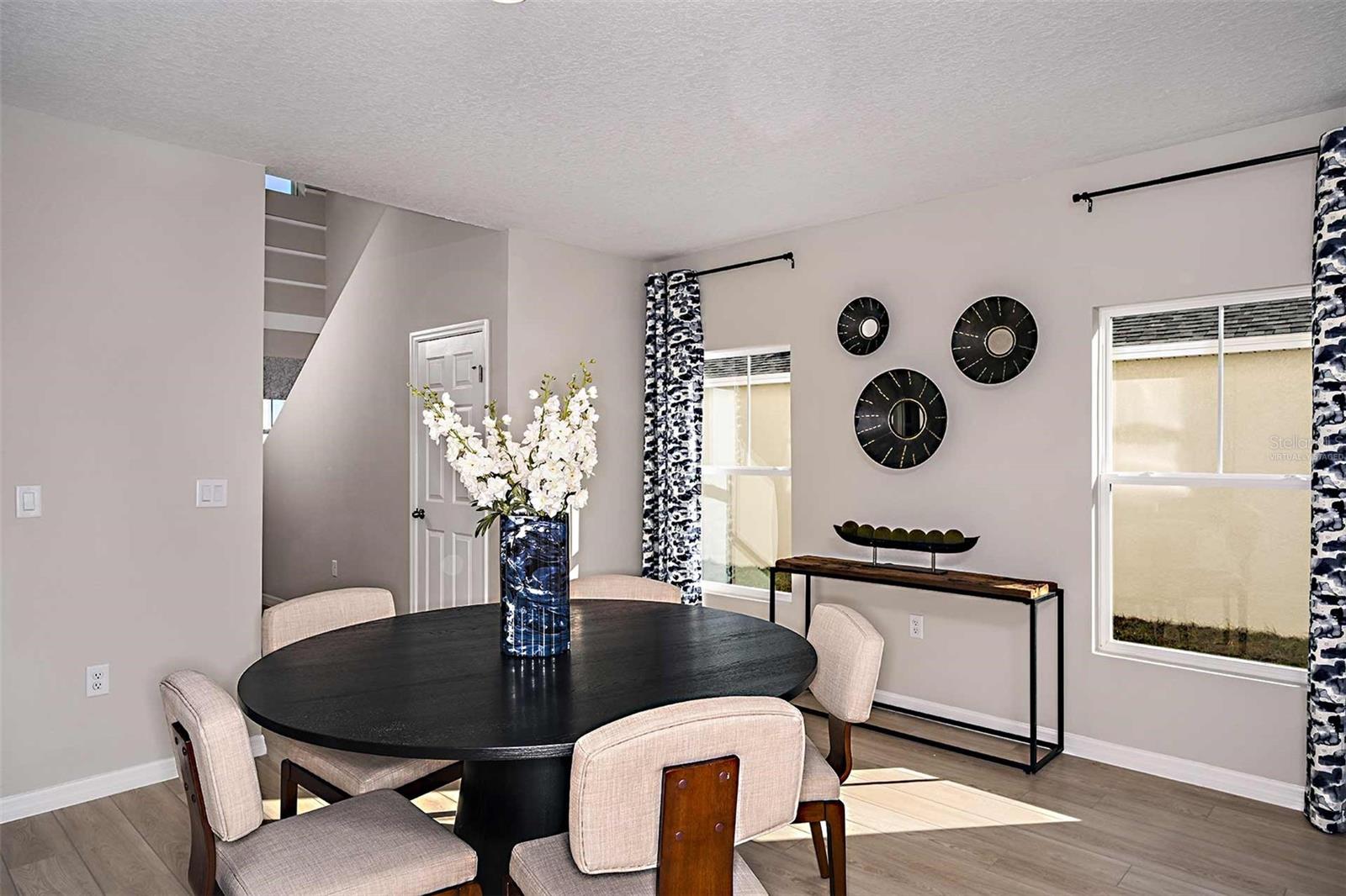 virtually staged/model home