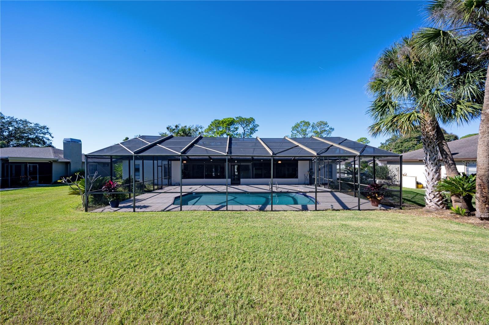 Large grassy backyard! Can be fenced