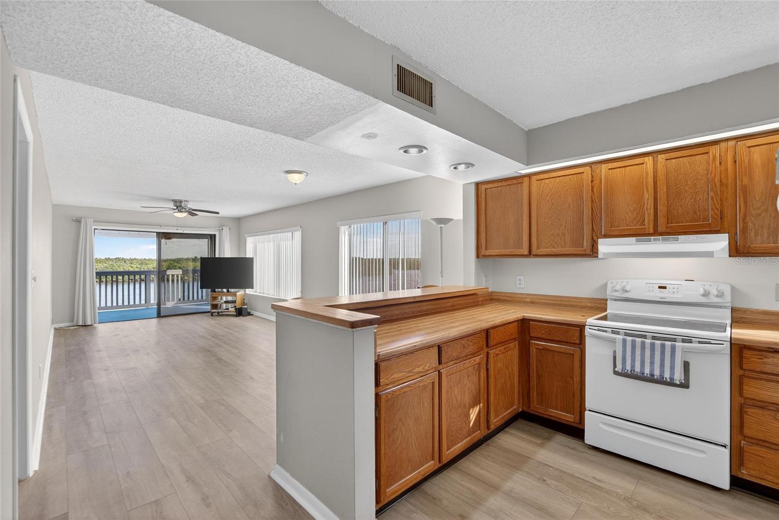Kitchen w/Water View