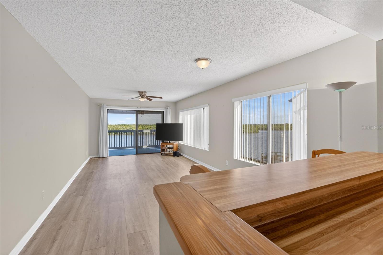 Kitchen to Great Room Water View