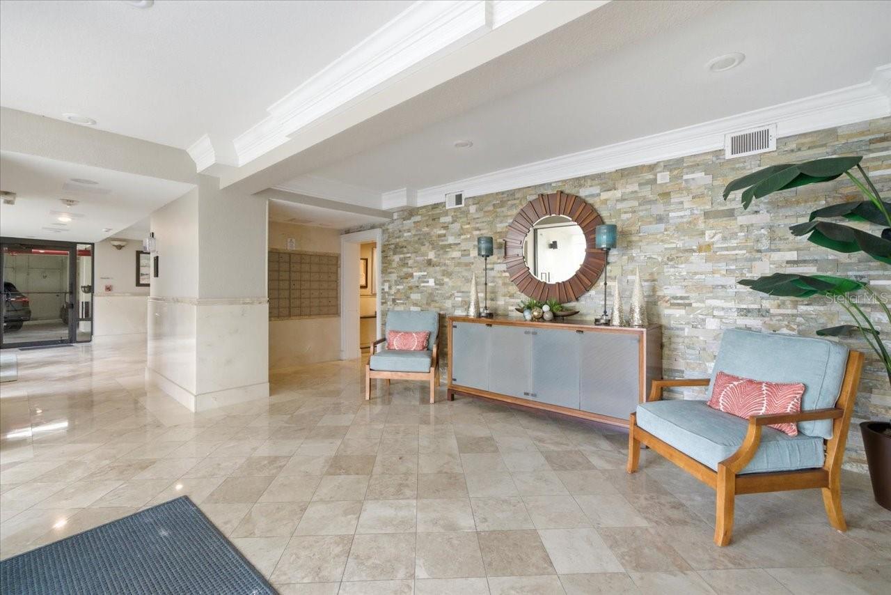 Lobby from front entrance