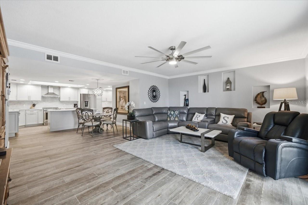 Living area-open concept!!