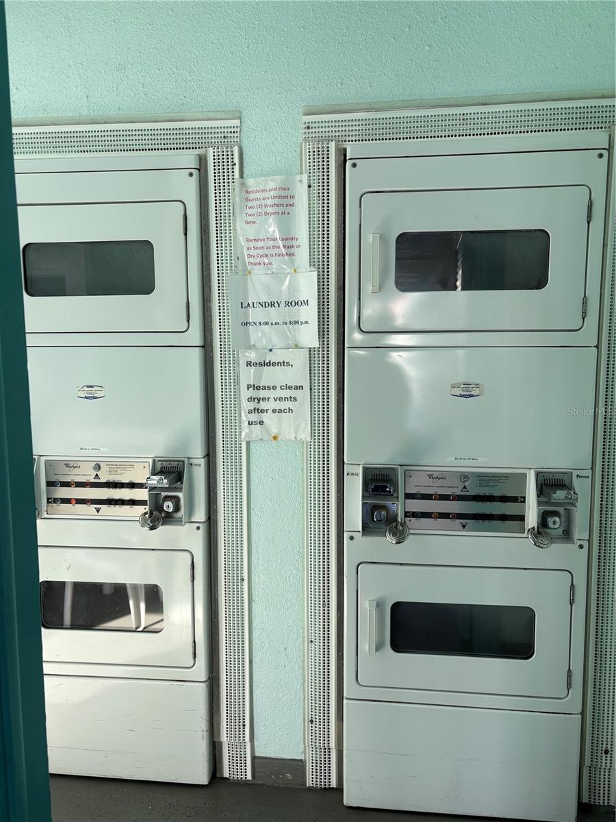 Laundry room - same floor.