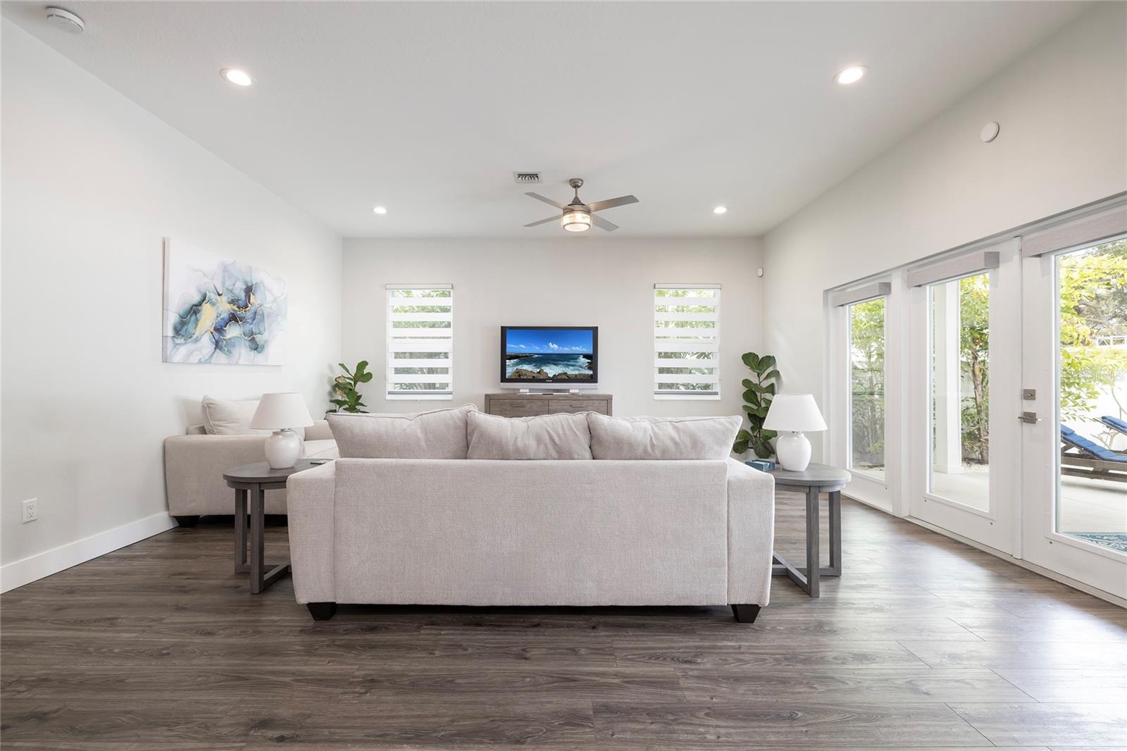 Spacious Great room off the kitchen