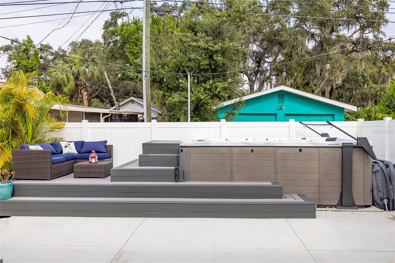 Lanai with Outdoor swim spa