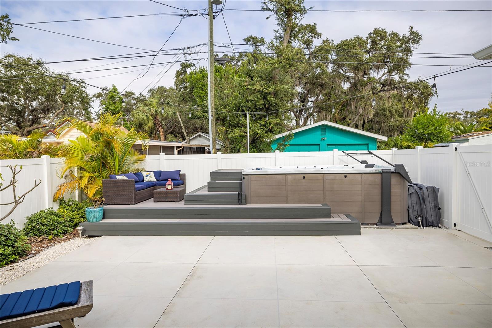 Lanai with Outdoor swim spa