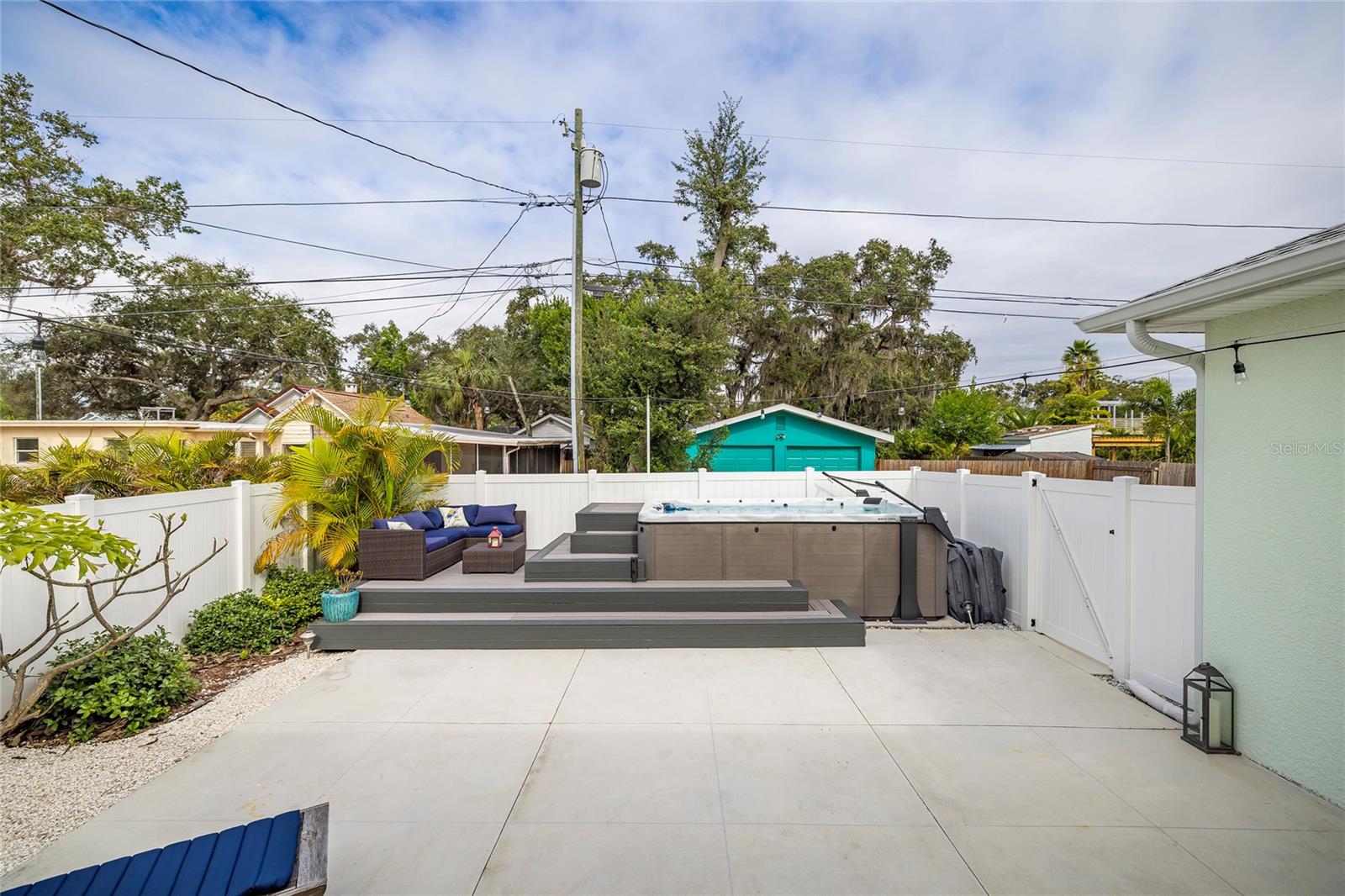 Lanai with Outdoor swim spa