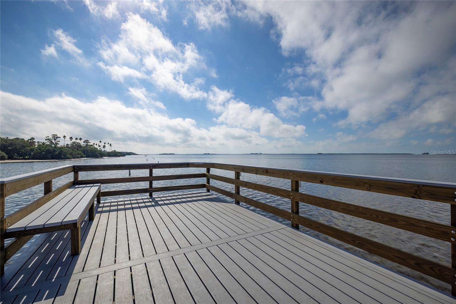 The newly built Crystal Beach Pier