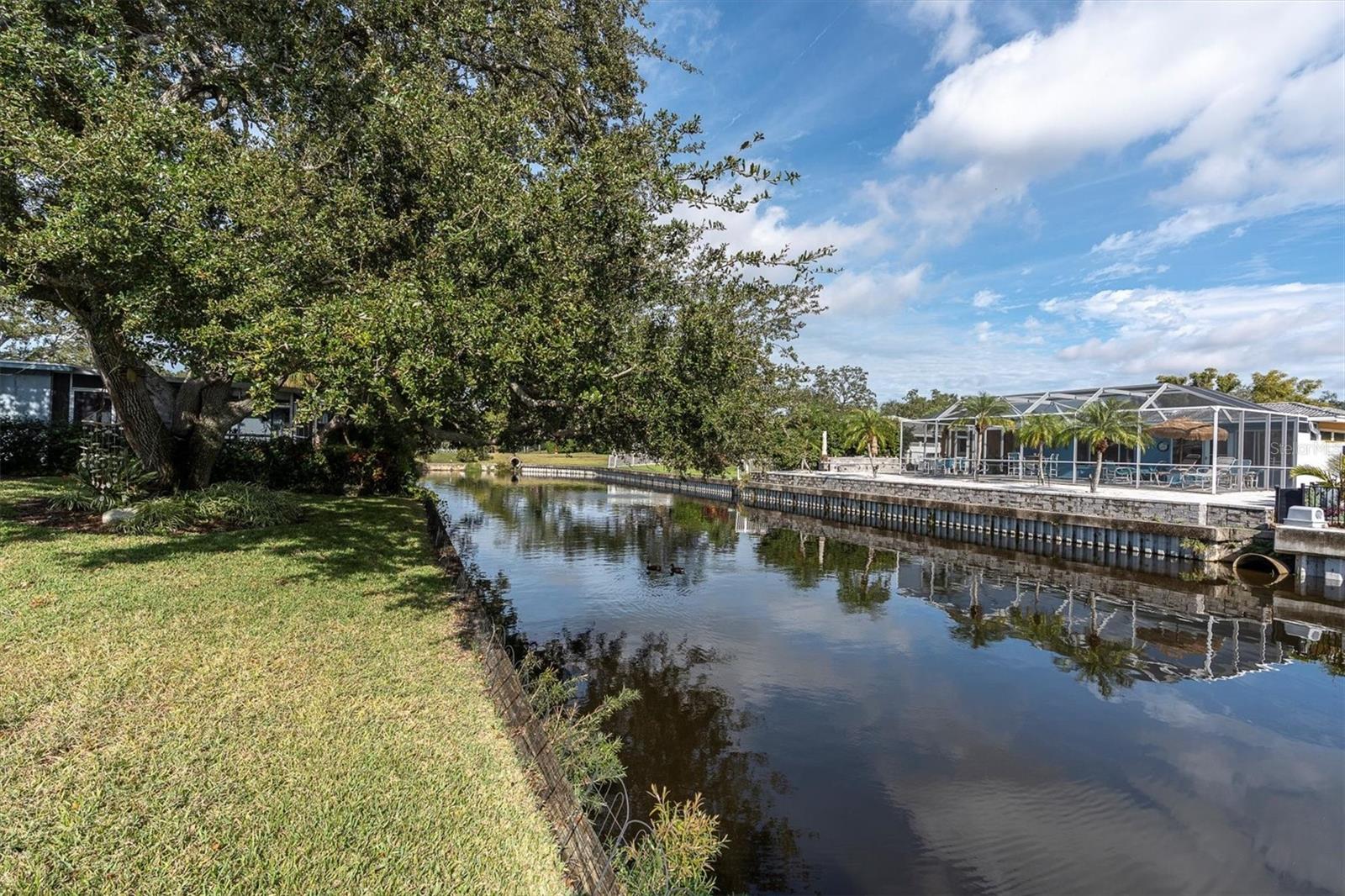 Canal in the backyard