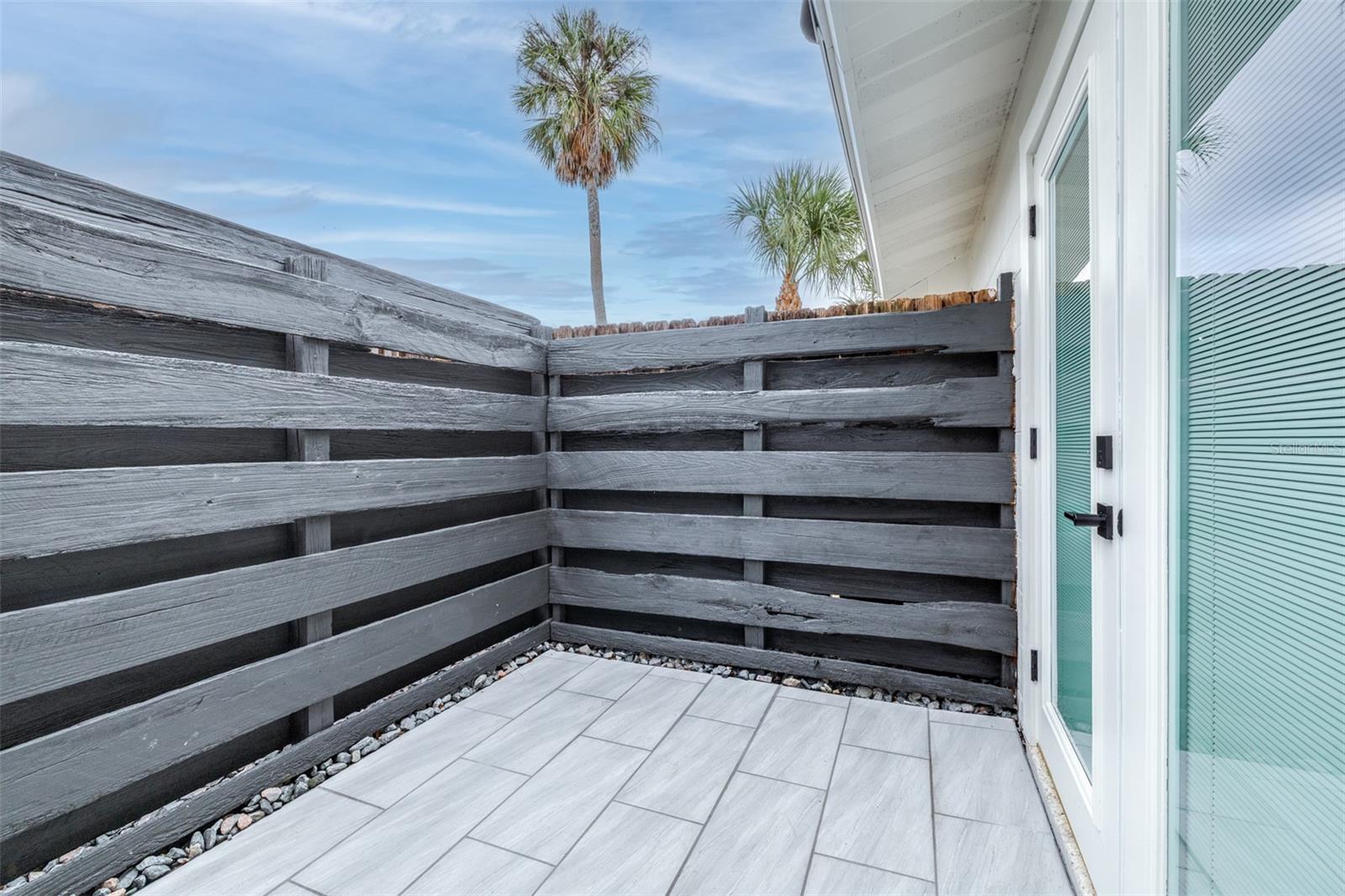 Patio Outside Bathroom