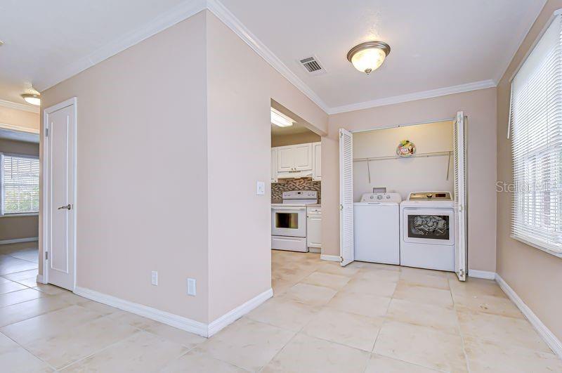 Dining Area opens to Kitchen and Family Room