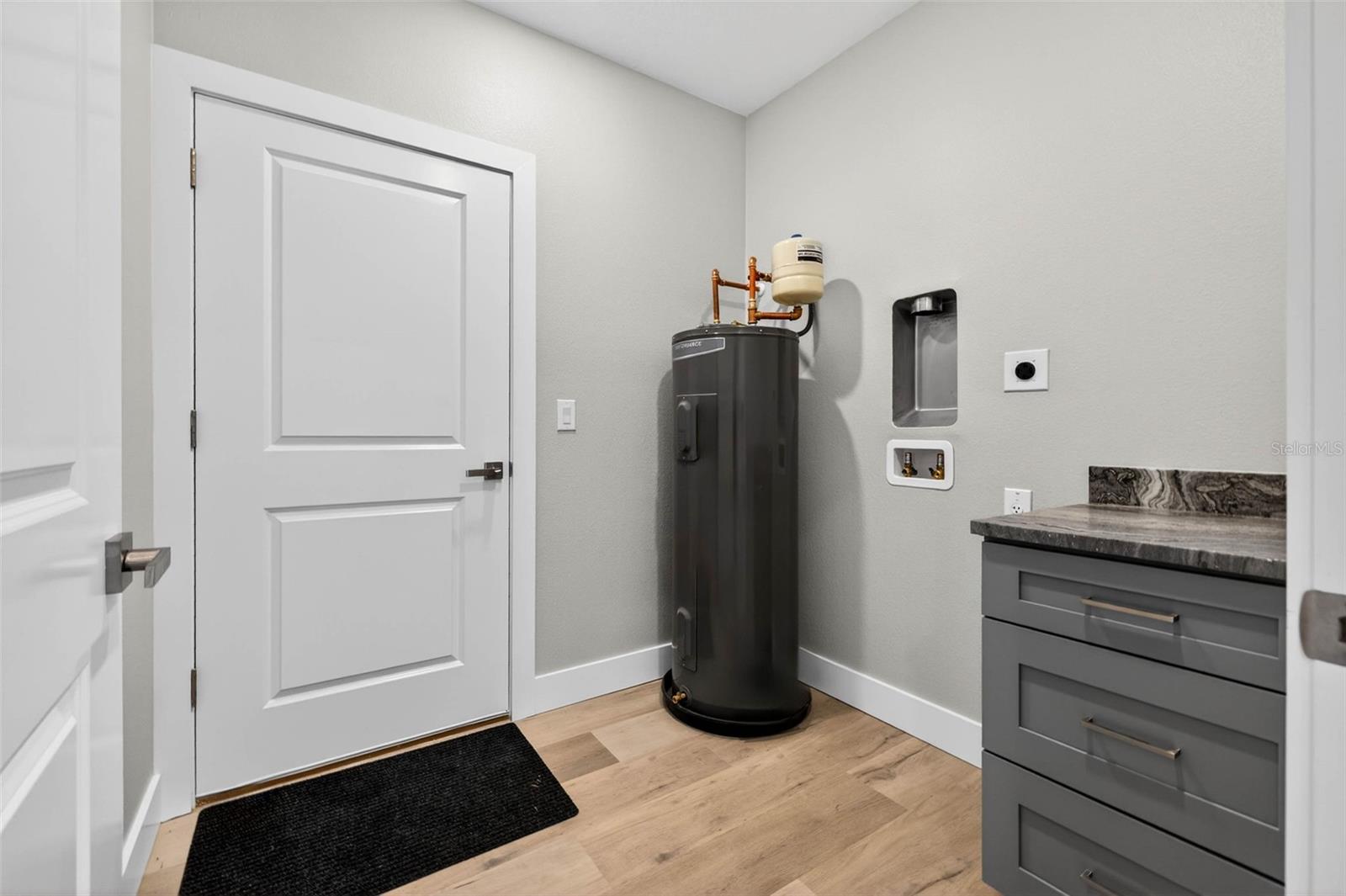 Downstairs laundry room