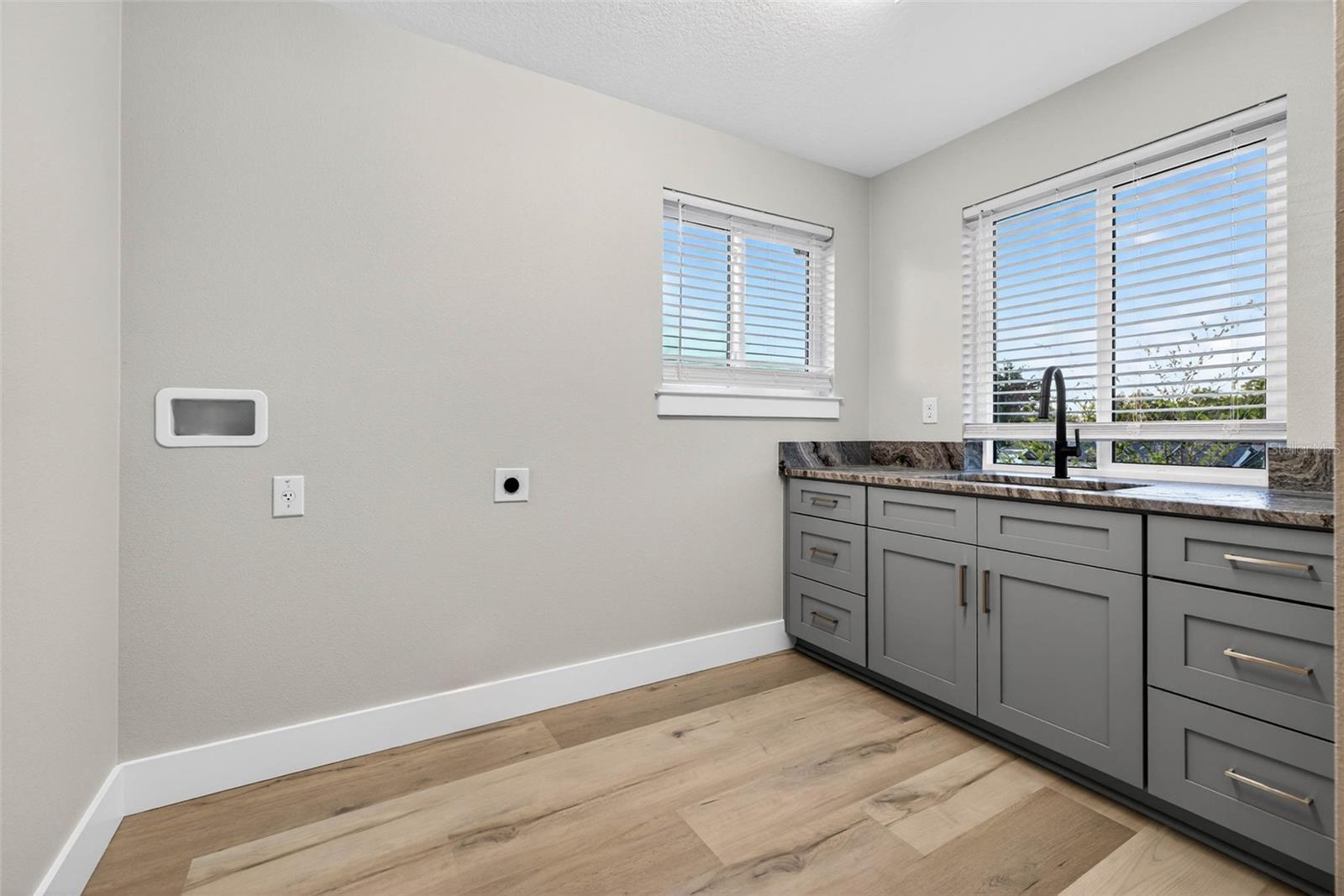 Upstairs laundry room