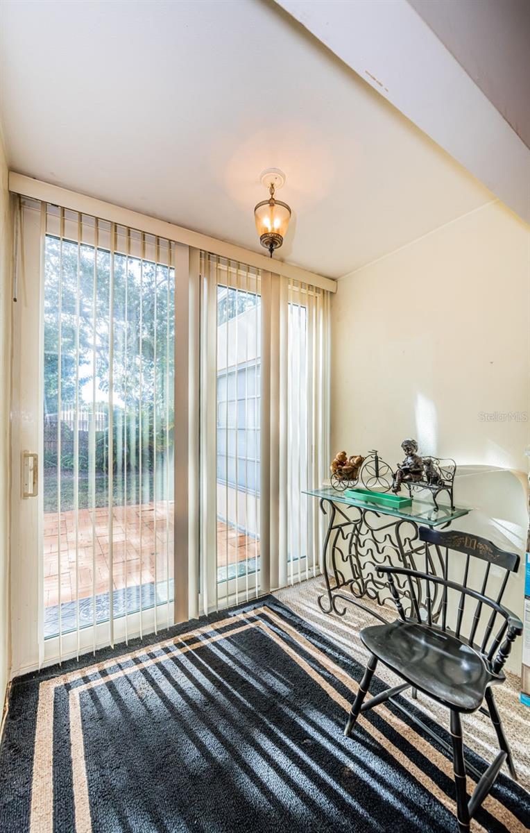 SLIDING DOORS TO OUTDOOR SPACE