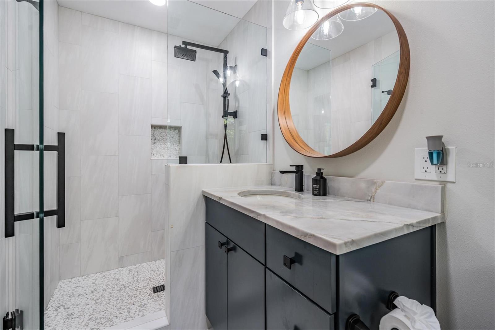 Primary bath with walk in shower