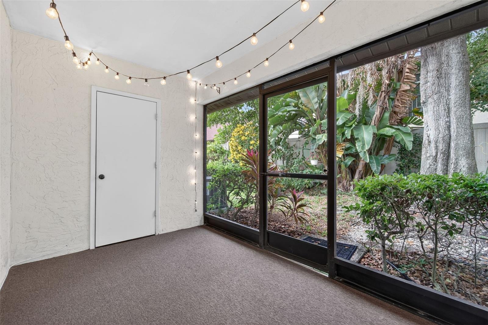 Screened Lanai with storage closet